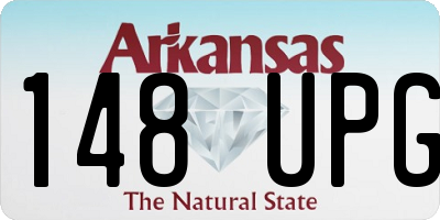 AR license plate 148UPG