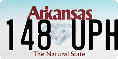 AR license plate 148UPH