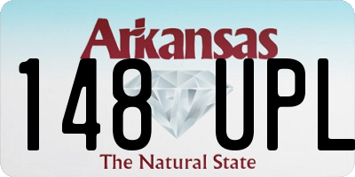 AR license plate 148UPL