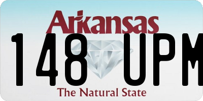 AR license plate 148UPM