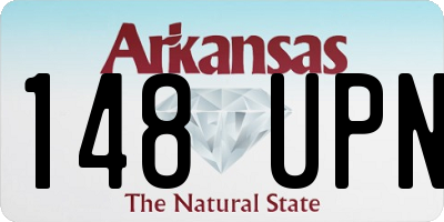 AR license plate 148UPN