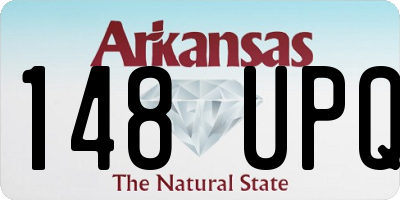 AR license plate 148UPQ
