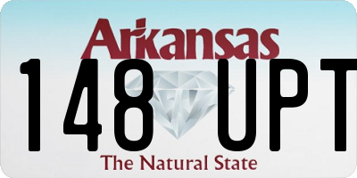 AR license plate 148UPT