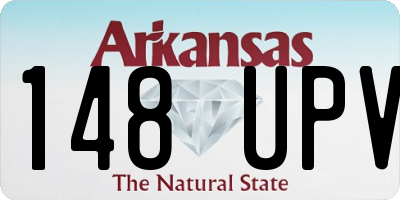 AR license plate 148UPV
