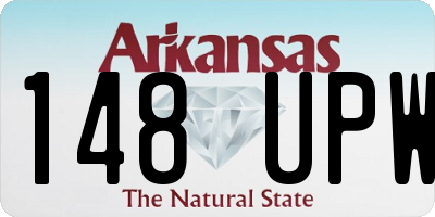 AR license plate 148UPW