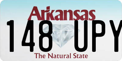 AR license plate 148UPY