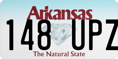 AR license plate 148UPZ