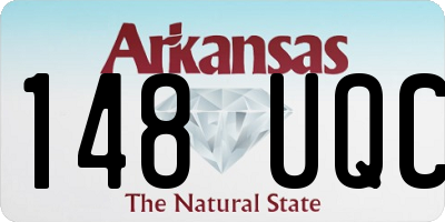 AR license plate 148UQC