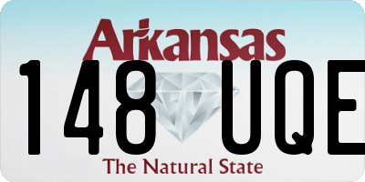 AR license plate 148UQE