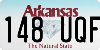 AR license plate 148UQF