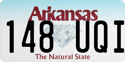 AR license plate 148UQI