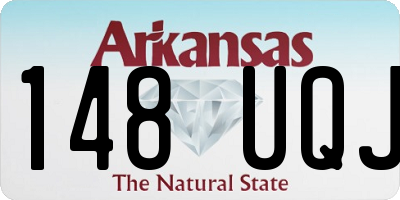 AR license plate 148UQJ