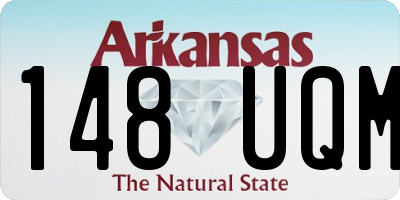 AR license plate 148UQM