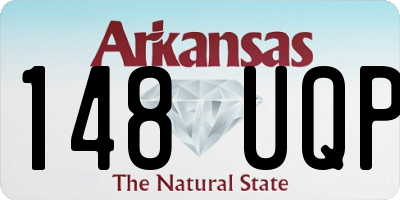 AR license plate 148UQP