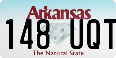 AR license plate 148UQT