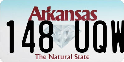 AR license plate 148UQW