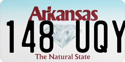 AR license plate 148UQY