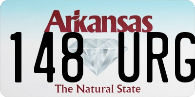 AR license plate 148URG