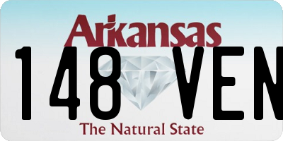 AR license plate 148VEN
