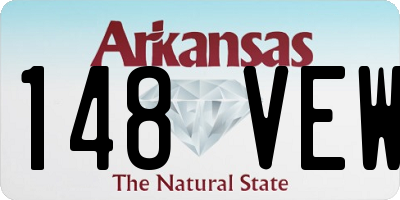 AR license plate 148VEW