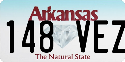 AR license plate 148VEZ