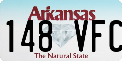AR license plate 148VFC