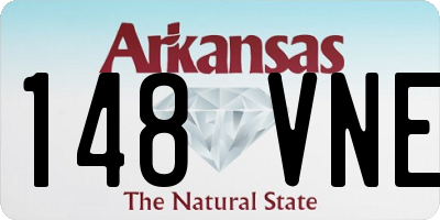 AR license plate 148VNE