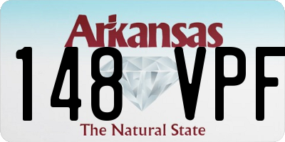 AR license plate 148VPF