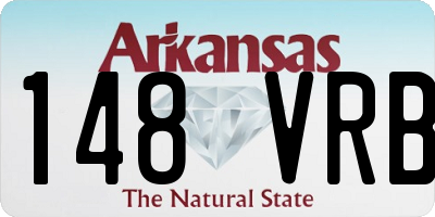 AR license plate 148VRB