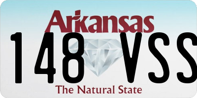 AR license plate 148VSS