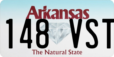 AR license plate 148VST