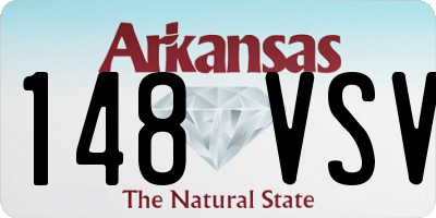 AR license plate 148VSV