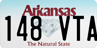AR license plate 148VTA