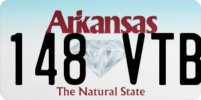 AR license plate 148VTB