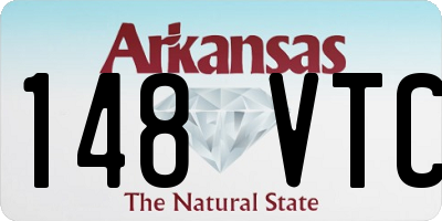 AR license plate 148VTC