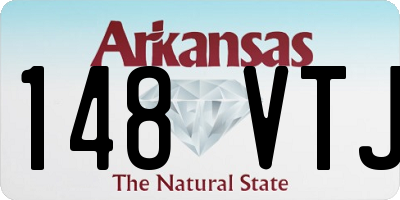 AR license plate 148VTJ