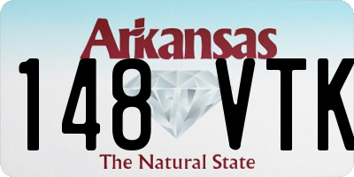 AR license plate 148VTK