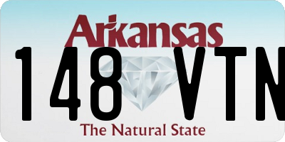 AR license plate 148VTN