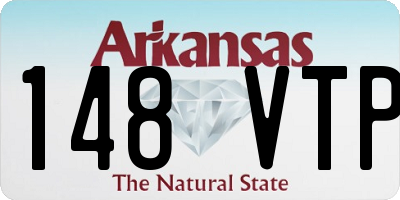 AR license plate 148VTP