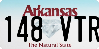 AR license plate 148VTR
