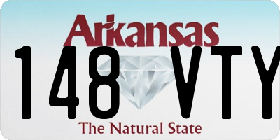 AR license plate 148VTY