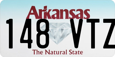 AR license plate 148VTZ