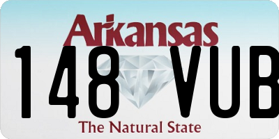 AR license plate 148VUB