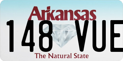 AR license plate 148VUE