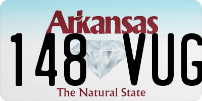 AR license plate 148VUG