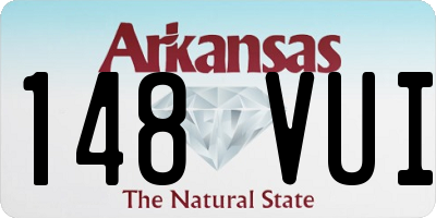 AR license plate 148VUI