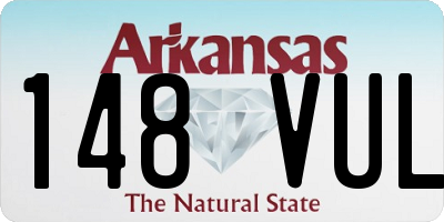 AR license plate 148VUL