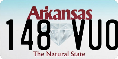 AR license plate 148VUO