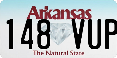 AR license plate 148VUP