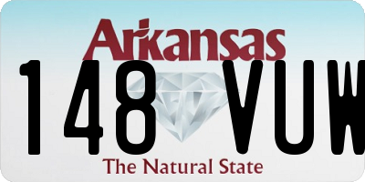 AR license plate 148VUW